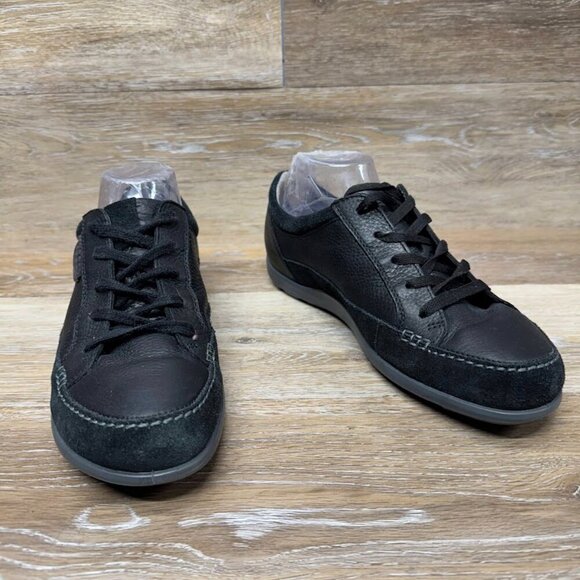 Ecco Cayla Black Leather Lace Up Sneakers Women's Size EU 42 - Picture 6 of 6